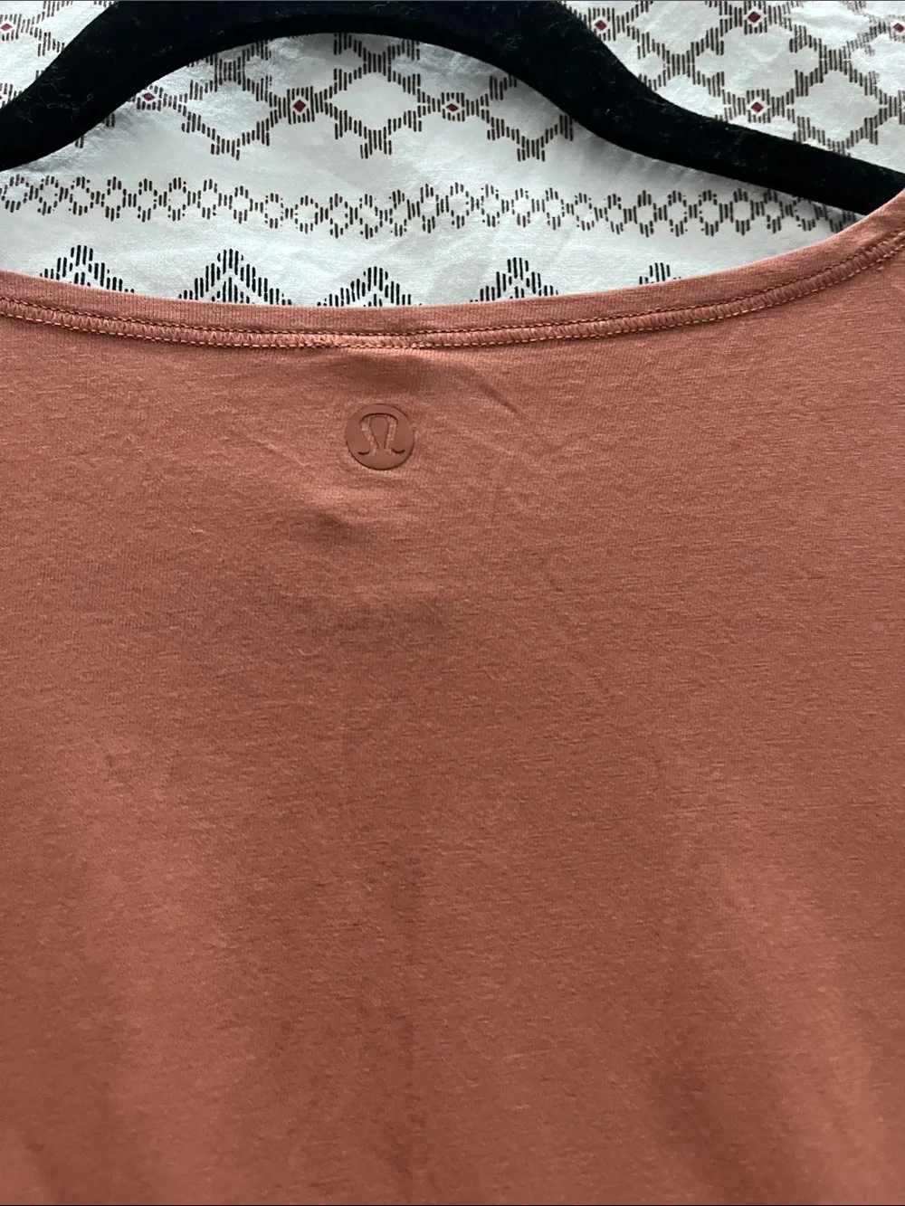 Lululemon: Rust Open Shoulder Drawstring Top - Picture 4 of 5